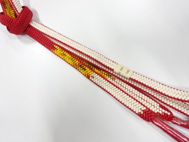 未使用品　正絹　手組帯締め